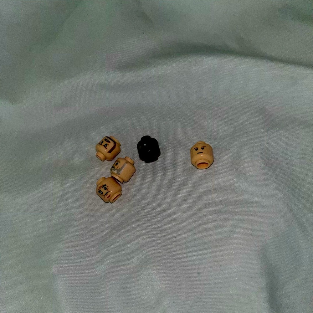 Lego Mini figure heads pieces